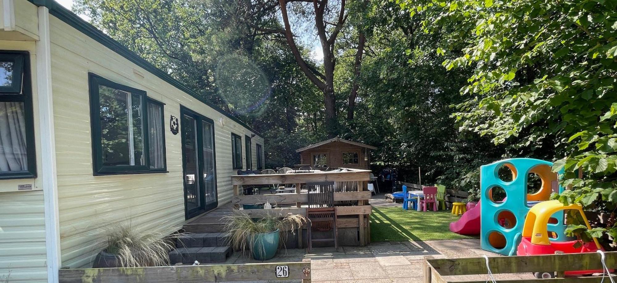 Sayang26 Gezellige Gezinsvriendelijke Stacaravan Op Familiecamping De Vossenburcht In Natuurgebied Reestdal - No Workers Allowed Villa IJhorst Esterno foto